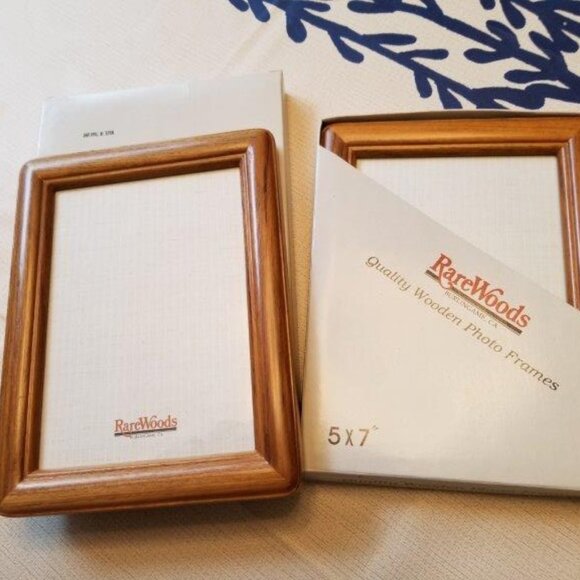 Rare Woods Teakwood 5x7 picture frames - Picture 3 of 5